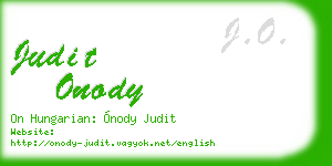 judit onody business card